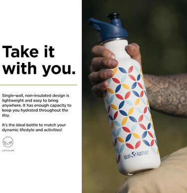 Klean Kanteen Classic Water Bottle 800 ml (Retro Dot)