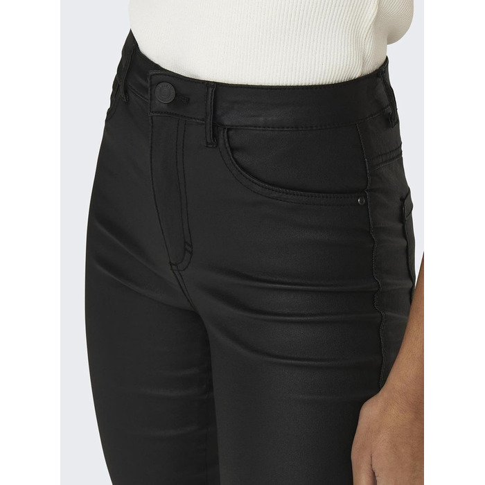 Жіночі джинси ONLY Onlroyal Skinny Coated PIM Noos XL (32L) чорні