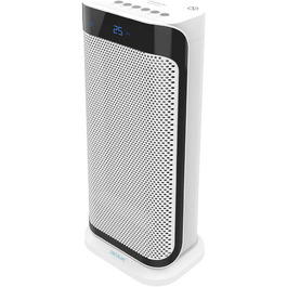 Електричний обігрівач Cecotec ReadyWarm 6250 Ceramic Sky Style: 2000 Вт, 3 режими, термостат, осциляція, захист від перекидання та перегріву, для площі до 25 м²