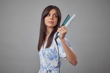 Випрямляч для волосся Remington Shine Therapy S8500 з керамічним покриттям, аргановою олією та вітаміном E, LCD-дисплей, 150-230°C