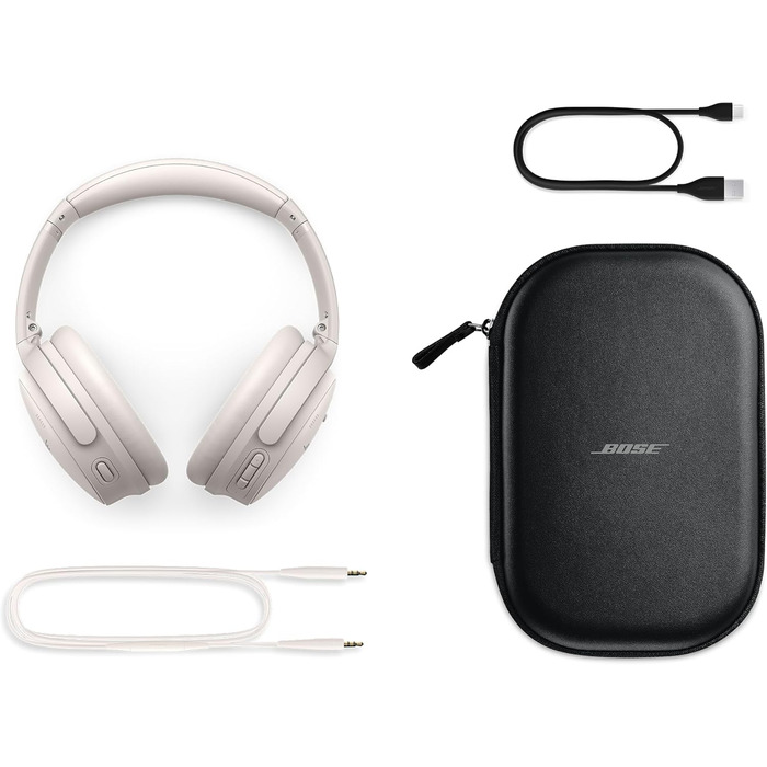 Навушники Bose QuietComfort Bluetooth з мікрофоном та шумозаглушенням, Over-Ear, відновлені - Чорні/Білі/Зелені