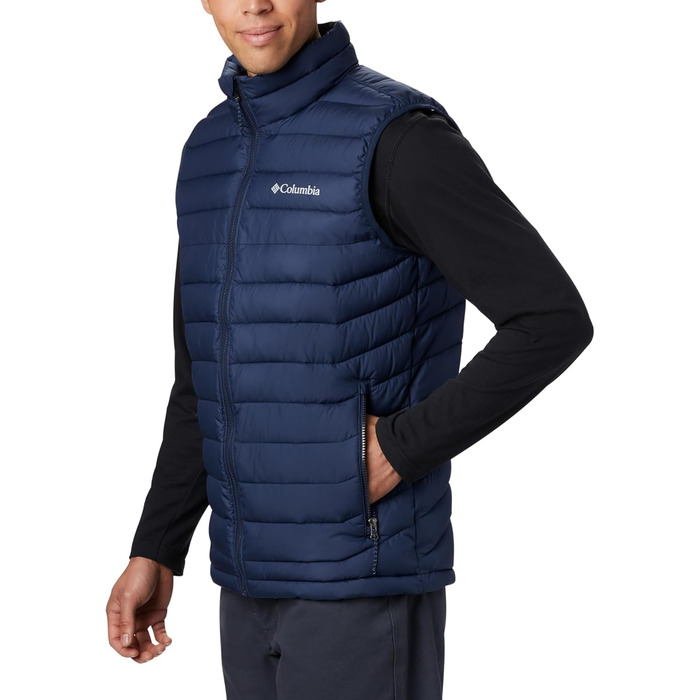 Жилет чоловічий Columbia Powder Lite Vest, пуховик без рукавів, M, Collegiate Navy