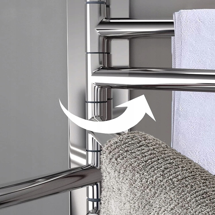 Поворотний вішак для рушників у ванну кімнату, настінний тримач-гачок