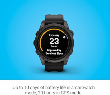 Розумний годинник Garmin epix Pro (Gen 2) Sapphire Edition 51 мм: високопродуктивний, з ліхтариком та просунутою технологією тренувань