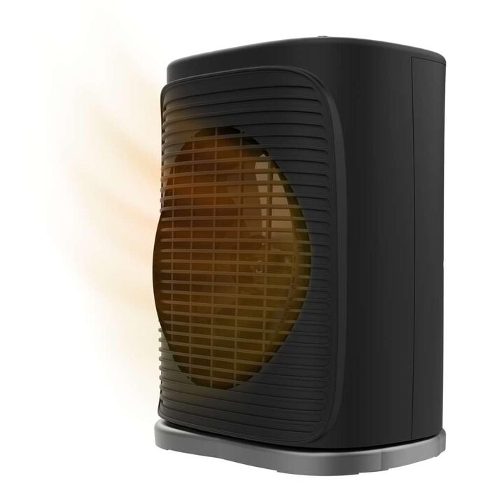 Теплова гармата Cecotec ReadyWarm 2070 Max Force, 2000 Вт, 3 режими роботи (охолодження/тепло/жар), 2 рівні потужності, автоматичне вимкнення, чорно-білий