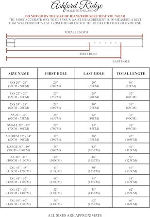 Чоловічий шкіряний ремінь Ashford Ridge 25 мм, 95 см, коричневий колір