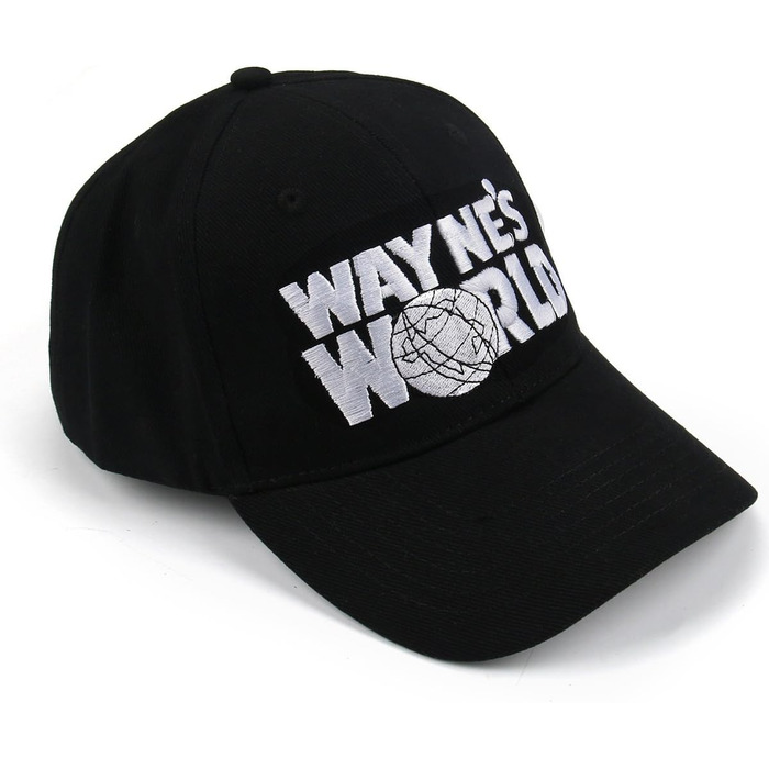 Кепка бейсболка Wayne's World унісекс, з вишитим логотипом, кепка-косплей, для спорту та відпочинку