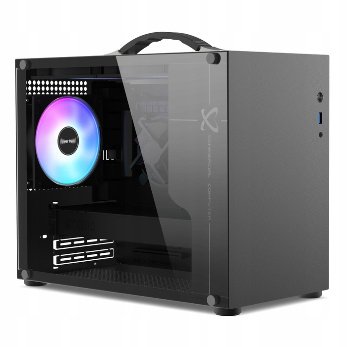 Корпус Cube Case PV100-CASE-B, чорний
