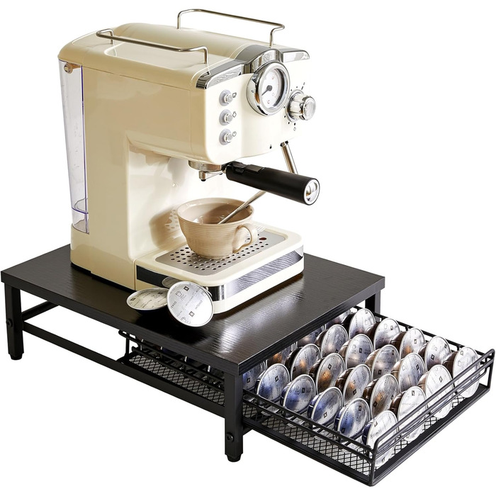 Тримач для капсул кави IBUYKE на 80 капсул Nespresso, чорний, TCJ102H