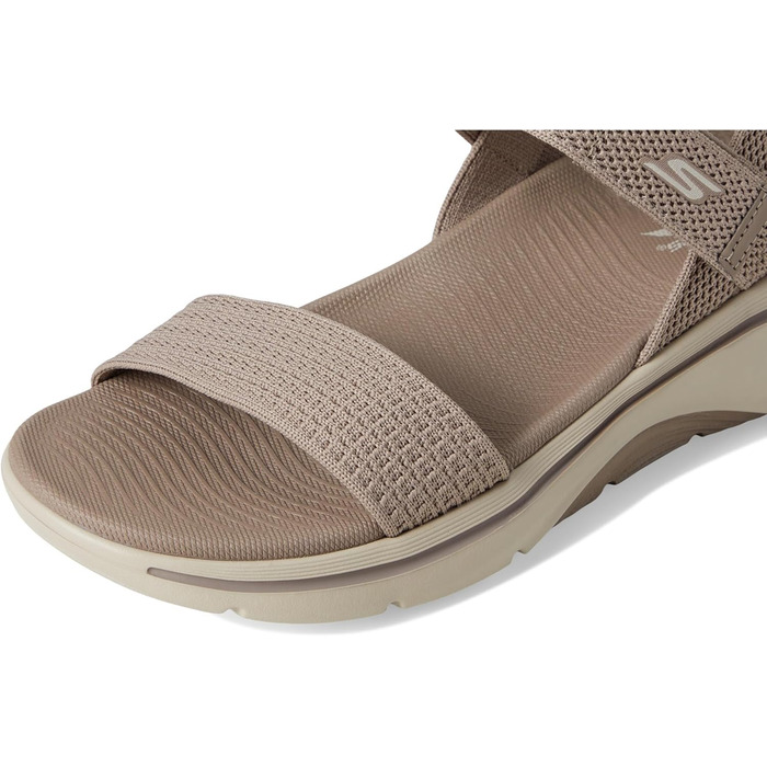 Сандалі Skechers Go Walk Arch Fit 2.0 Annie – бежеві текстильні жіночі, 38 EU