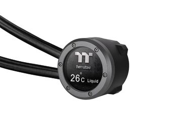 Система водяного охолодження Thermaltake TH360 V2 Ultra ARGB Sync з LCD 2.1' (480x480), 3x 120mm вентилятори, сумісна з Intel LGA1851/1700 та AMD AM5/AM4, чорний колір