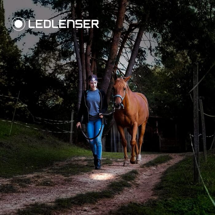 Налобний ліхтар Ledlenser H8R, 600 люмен, LED, акумуляторний, до 120 годин, червоне світло, у коробці