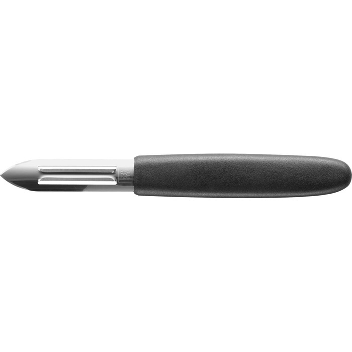 Набір ножів Zwilling Twin Grip, 3 предмети (овочечистка 6.5 см, шинкувальний ніж 9 см, універсальний ніж 12 см), пластикова ручка, чорний