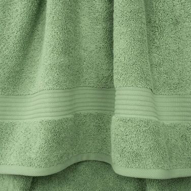 Набір рушників для ванної Cotton Paradise з 100% турецької бавовни, м'які та гігроскопічні, 6 предметів (2 банні, 2 для рук, 2 для обличчя), колір шавлія