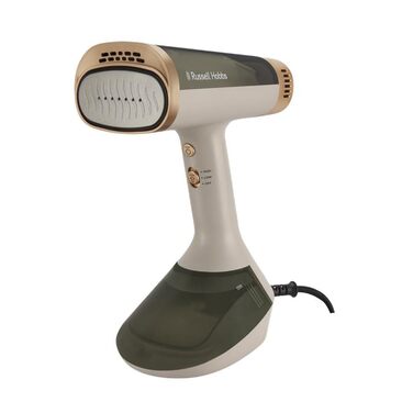 Відпарювач Russell Hobbs VacuSteam Pro: відпарювання та прасування з технологією всмоктування, керамічна підошва, 200 мл резервуар, 3 рівні потужності, для всіх тканин
