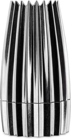Млинок для перцю та спецій Alessi Grind Wal03, литий алюміній, полірований, сталь, 7,5x7,5x14,2 см, дизайнерський