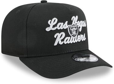 Кепка New Era NFL Las Vegas Raiders 9Forty A-Frame чорна, оригінальна бейсболка