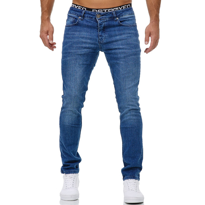 Чоловічі джинси Merish Slim Fit Stretch Denim 9148-2100 (32W/32L, синій 1509-2)