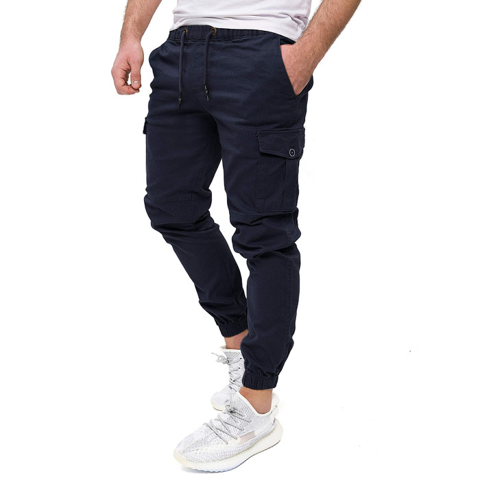 Чоловічі штани карго PITTMAN Darius, бавовняні, сині (Sky Captain 193922) 33W/38L