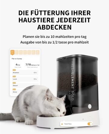 Автоматичний годівниця для котів та собак PETKIT, 3 л, з нержавіючою сталею та Fresh Lock, бежевий