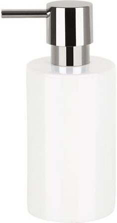 Дозатор мила Spirella | Керамічний, 300 мл, білий | Надійний та довговічний | Без помпи