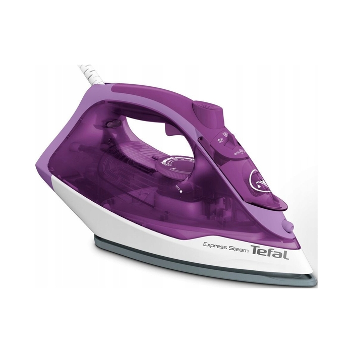 Парова праска Tefal Express Steam FV2836, 2400 Вт, керамічна підошва, система 
