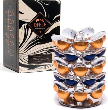 Тримач для капсул Nespresso Vertuo Peak Kaffee (70 шт.) - органайзер для капсул Vertuo Line, вміщує 70 капсул