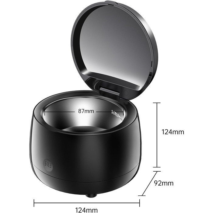 Електричний гоління голови для чоловіків 7D PRO Glatzen Rasierer - MAXGROOM IPX6 водонепроникний, з плаваючою головкою, 1400mAh, 8800RPM, USB-C, чорний