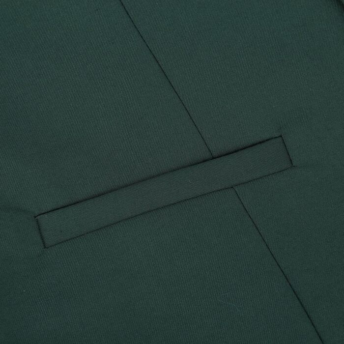 Чоловіча жилетка Allthemen V-подібний виріз, однобортна, Slim Fit, для ділового костюма, жилетка-вест (3XL, Зелений)