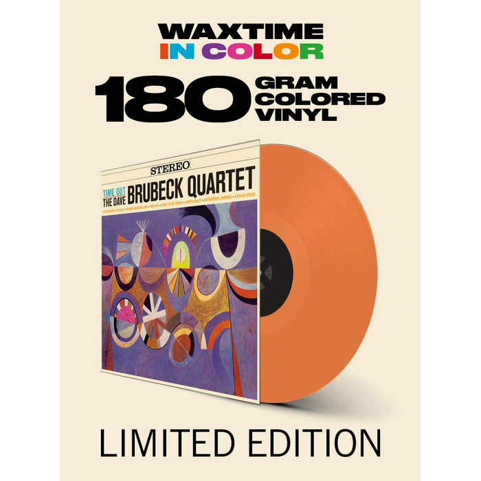 Time Out +1 Bonus Track (180g Кольоровий Вініл) LP [The Dave Brubeck Quartet]
