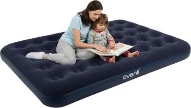 Надувний матрац Aventli для кемпінгу та дому - 191x137x22 см, на 1-2 особи