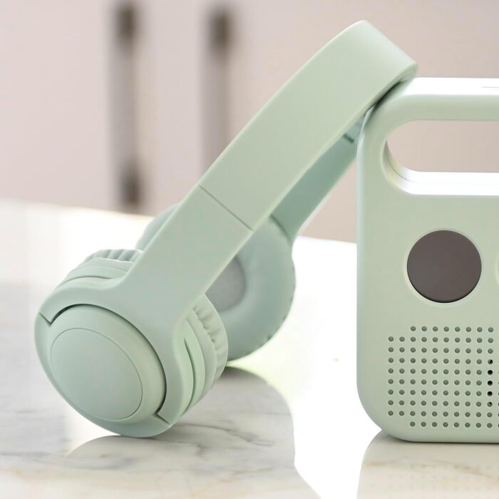 MERLIN навушники, мигдалево-зелений колір