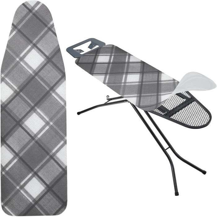 Набір для прасування KADAX: зносостійкий чохол з еластичним гумкою, для парових прасок, замінний, в клітинку (Kariert M)