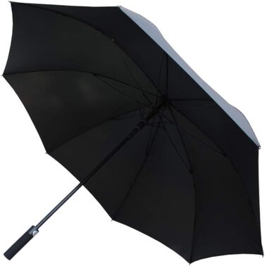 COLLAR AND CUFFS London XL Windproof Golf Umbrella - 154cm Fiberglass Frame - Automatic Open/Close - Red & Black