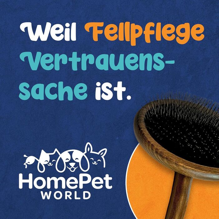Двостороння щітка для собак і котів HomePetWorld 2 в 1 - для догляду за довгою та середньою шерстю, видаляє підшерсток та запобігає утворенню ковтунів