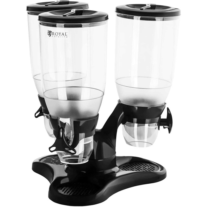 Дозатор для мюслі Royal Catering RCCS-9L/3 – 3 x 3 л, для кав'ярень та ресторанів