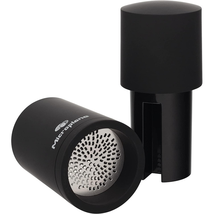 Мельниця для спецій Microplane Schwarz - для мускатного горіха, кориці, тонкої бобів, довгої перцю та інших сухих спецій