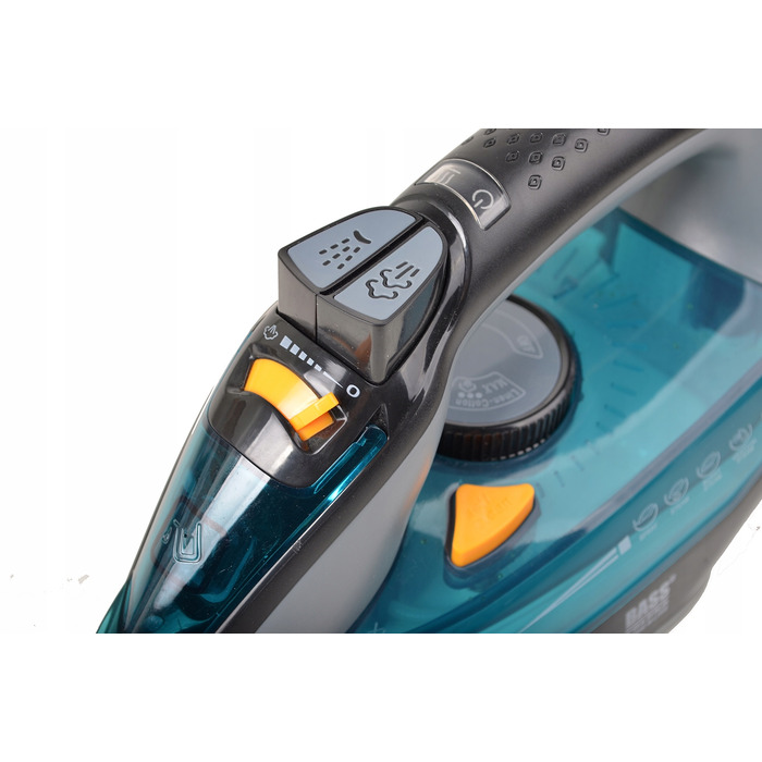 Парова праска Strażak 3400W з керамічною підошвою, 9в1, anti CALC drop