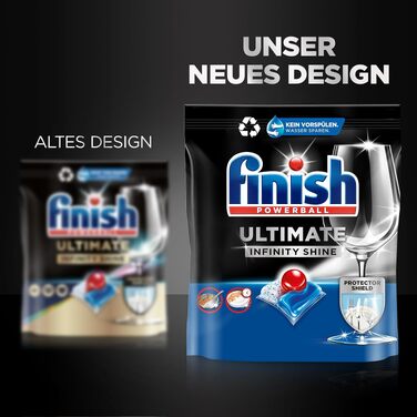 Таблетки для посудомийної машини Finish Ultimate Infinity Shine, економ-упаковка, 80 шт.