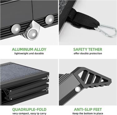 Рампа для собак у машину, розкладна, 170 см, з антиковзким покриттям, для маленьких, середніх та великих собак. Підходить для авто, SUV, вантажівки, дивану та ліжка.