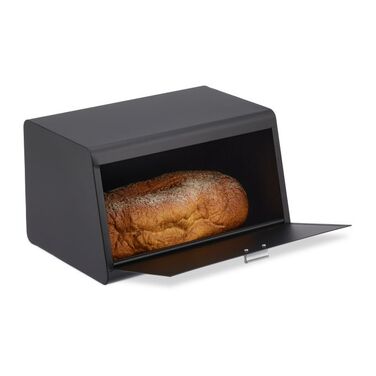 Relaxdays Stainless Steel Bread Box
