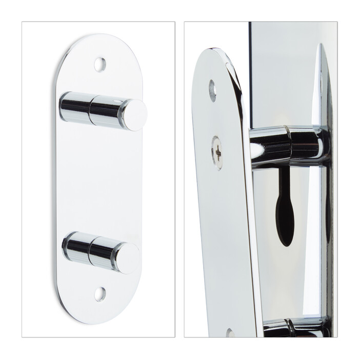 Relaxdays Toilet Brush Holder Wall
