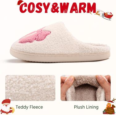 Теплі жіночі та чоловічі домашні тапочки з хутром для дому, зимові, з бантиком, розмір 36/37 EU, вузька форма