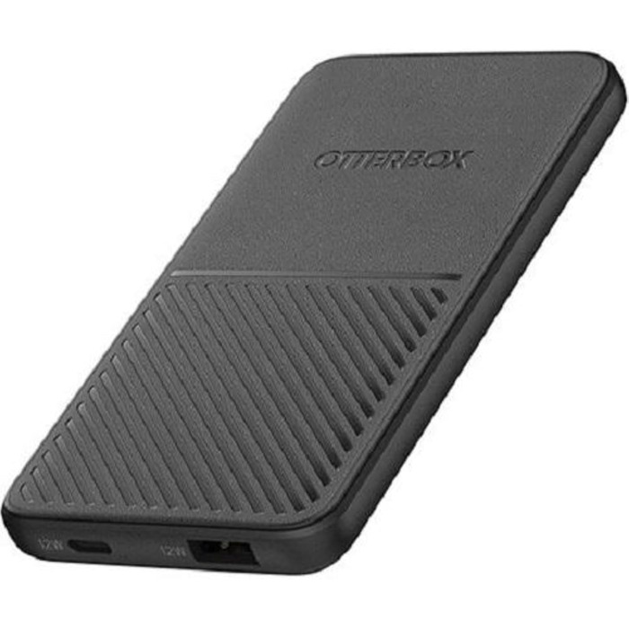 Power Bank OtterBox Robustes 15000 mAh з швидкою зарядкою USB A/C 18W - Чорний
