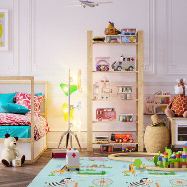 Relaxdays Foldable Play Mat - Animals