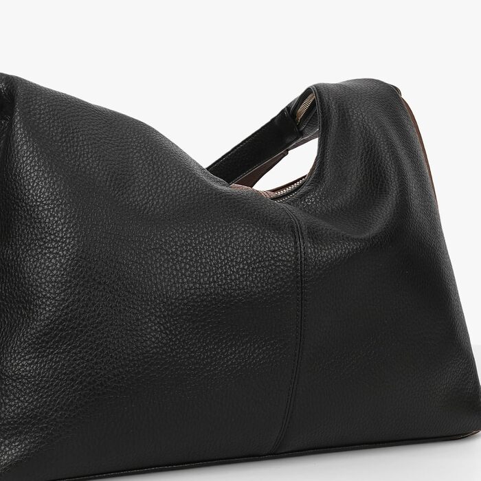 Сумка жіноча GSenhui Hobo з м'якої шкіри, чорна вінтажна сумка-тоут на плече, повсякденна