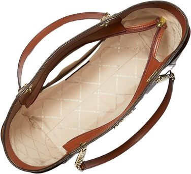 Сумка жіноча Michael Kors Jet Set Item Tote L коричнева шкіра