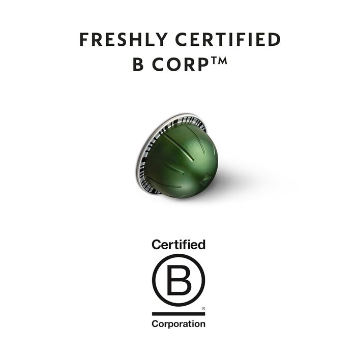 Кава Nespresso Vertuo Stormio, 100 капсул, Арабіка, темне обсмаження, 230 мл