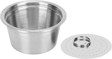 Reusable Stainless Steel Coffee Capsules for Refilling - Refill Capsule Coffee Filter for Dolce Gusto Coffee Machine (Yellow)