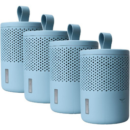 Безструмний осушувач повітря AbsoDry до 25 м² - 4 шт. (зелений/блакитний) - з поповнювачем - з переробленого пластику